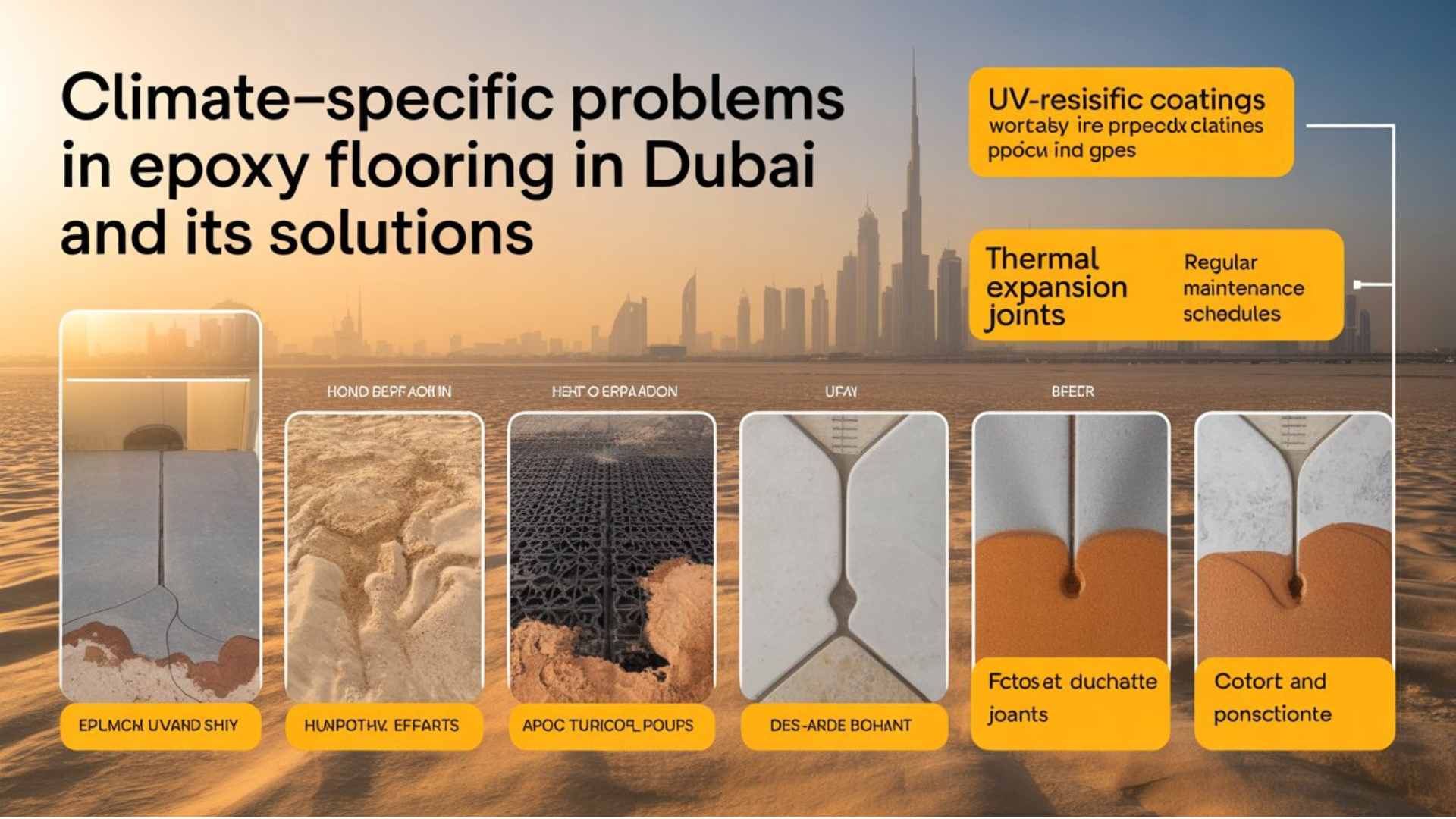 Climate Based problem of epoxy flooring in Dubai
