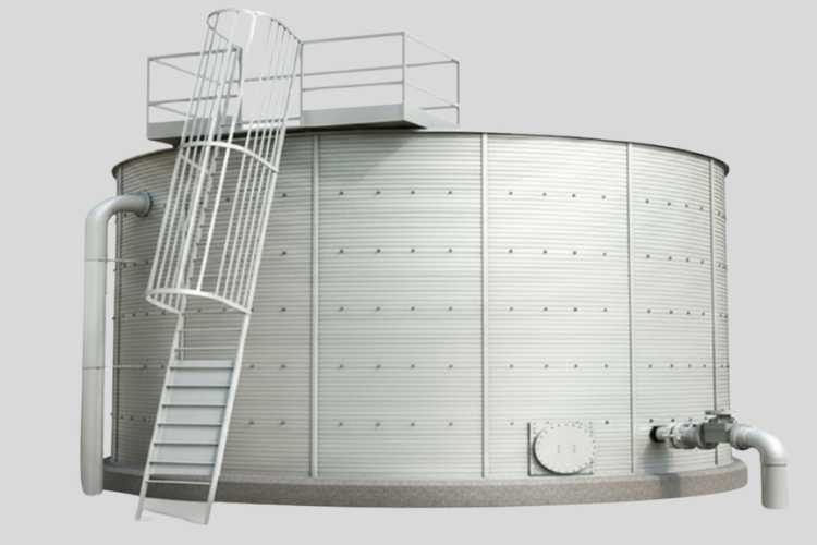 Color Coated Zinc Aluminium Steel Tanks