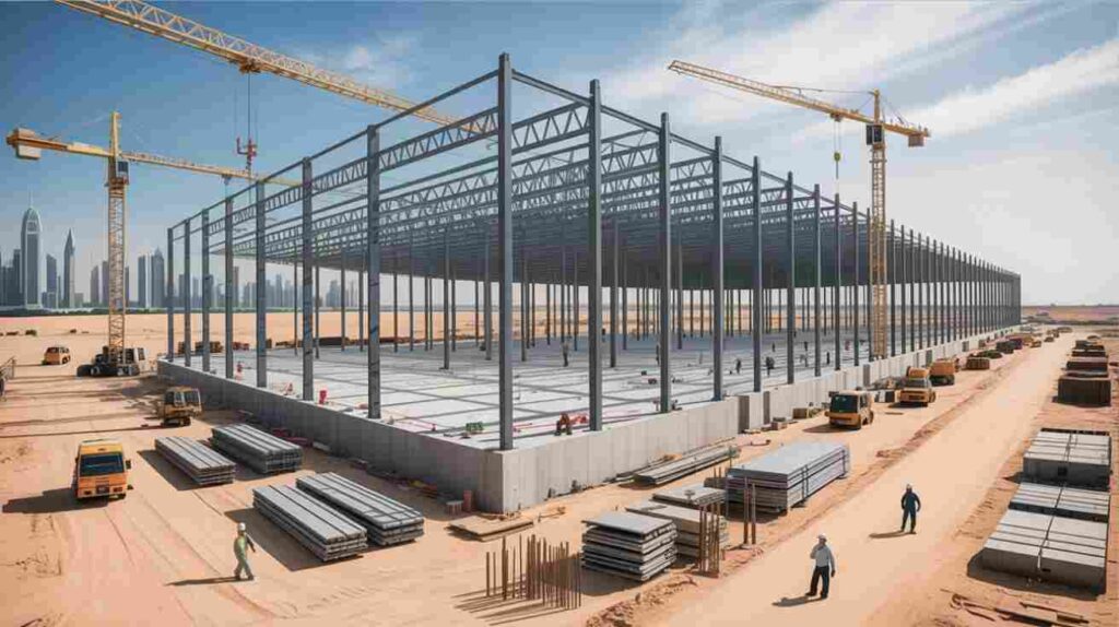 Warehouse construction company in dubai